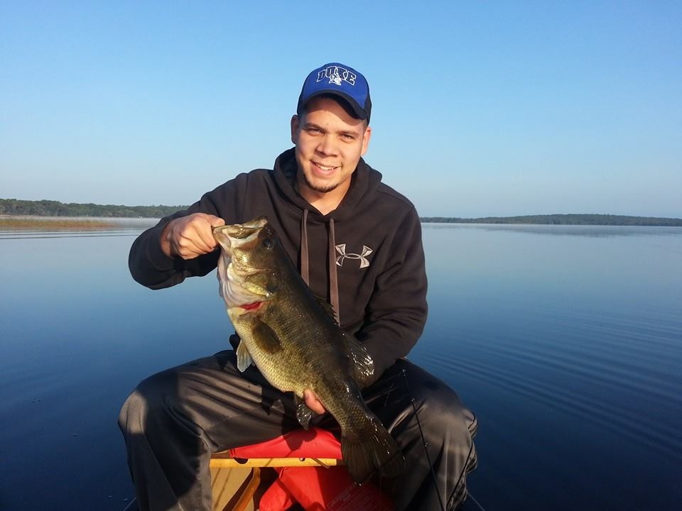 My co-angler with a 6 pounder!