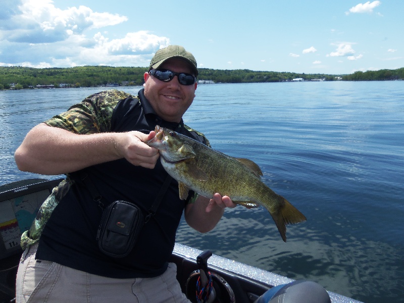 Solid day smallmouth fishing